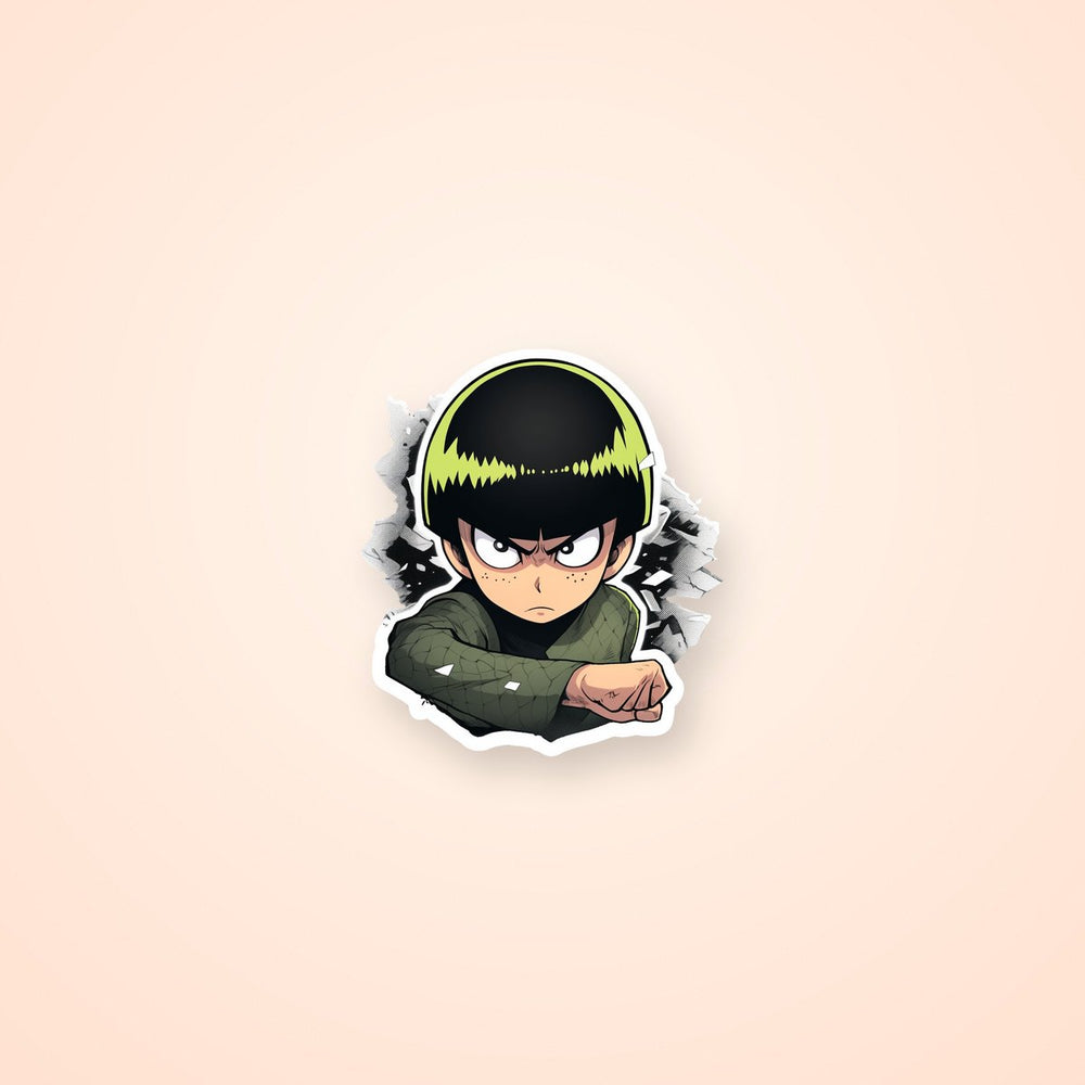 Naruto Angry Rock Lee Sticker
