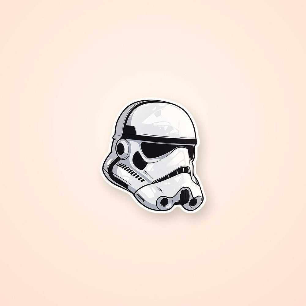 Star Wars Stormtrooper Helmet Sticker