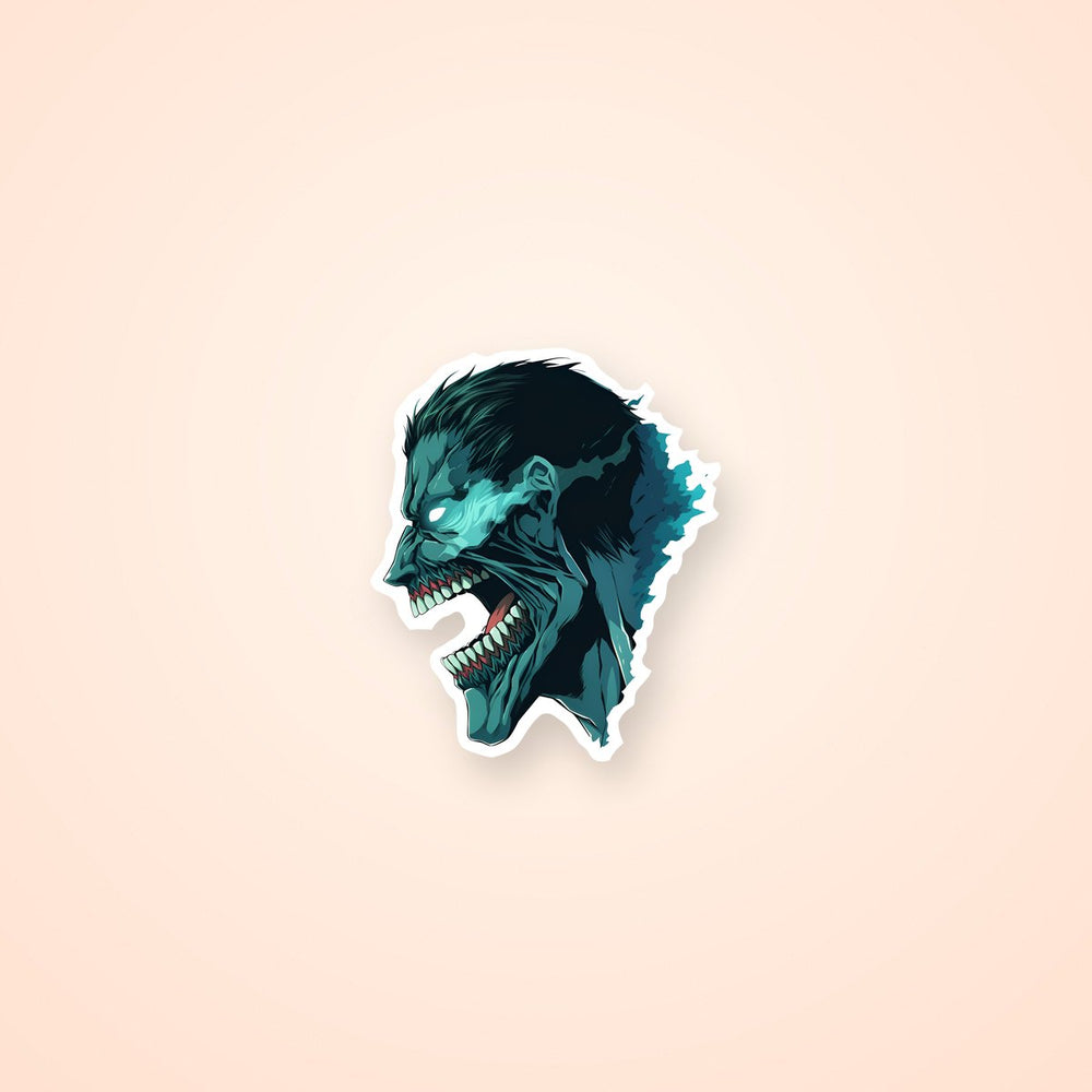 Aot Blue Titan Sticker