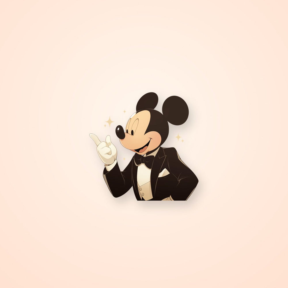 Mickey Mouse Tuxedo Classic Sticker