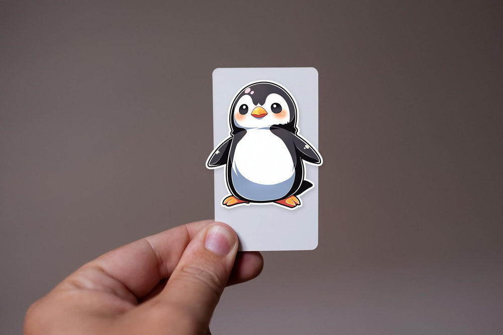 Cute Penguin Cardboard Sticker