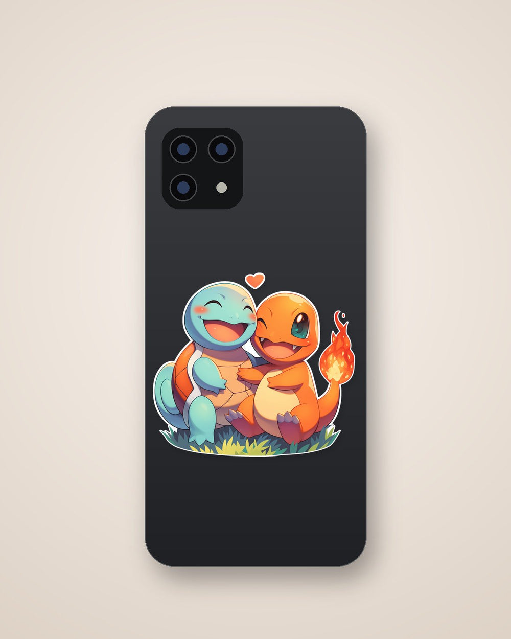 Squirtle and Charmander PokéMon Friendship Sticker