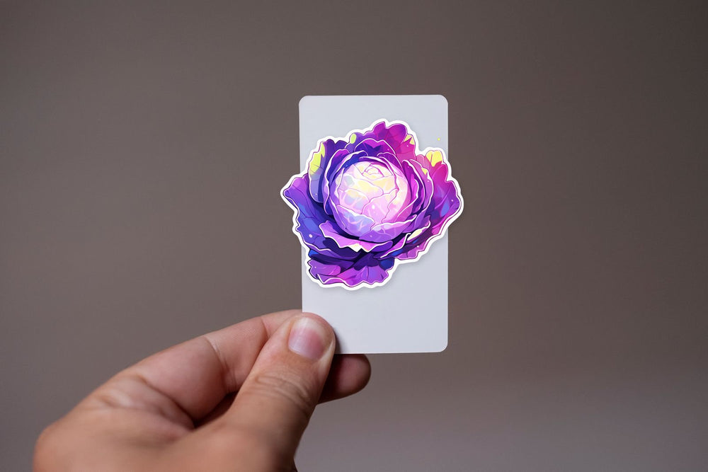 Purple Cabbage Sticker