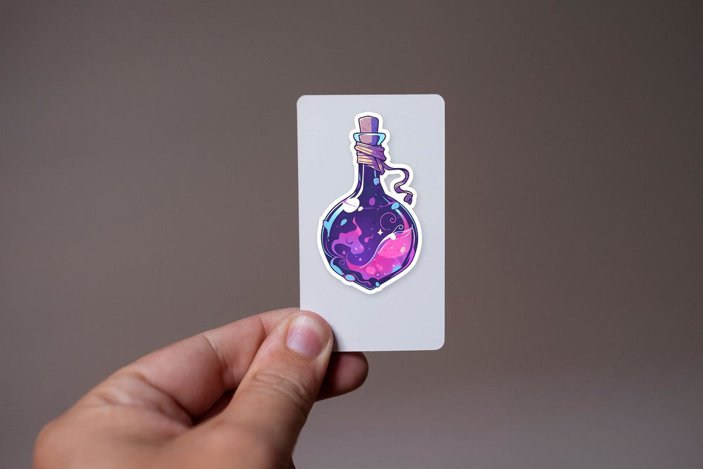 Purple Wizard Potion Sticker