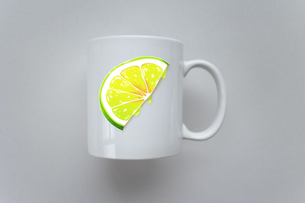 Piece of Lime Aesthetic Sticker