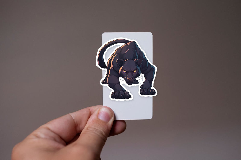 Black Panther Animal Sticker