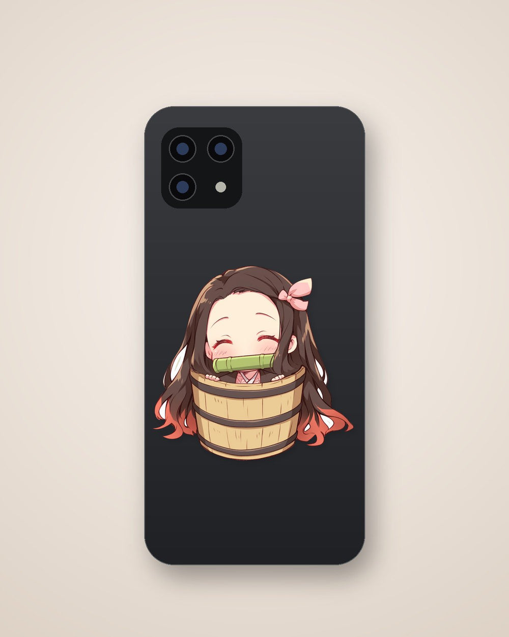 Nezuko Kamado Chibi Basket Sticker