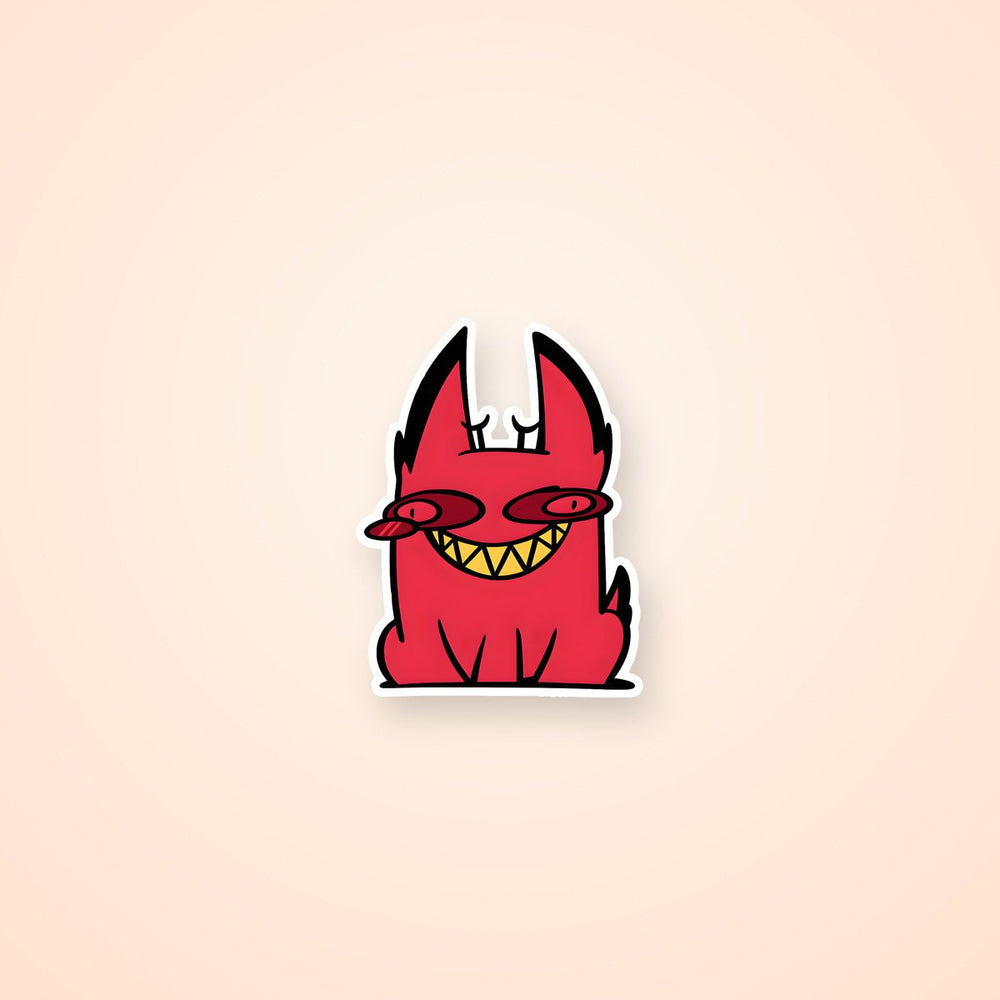 Alastor Cat Hazbin Hotel Sticker