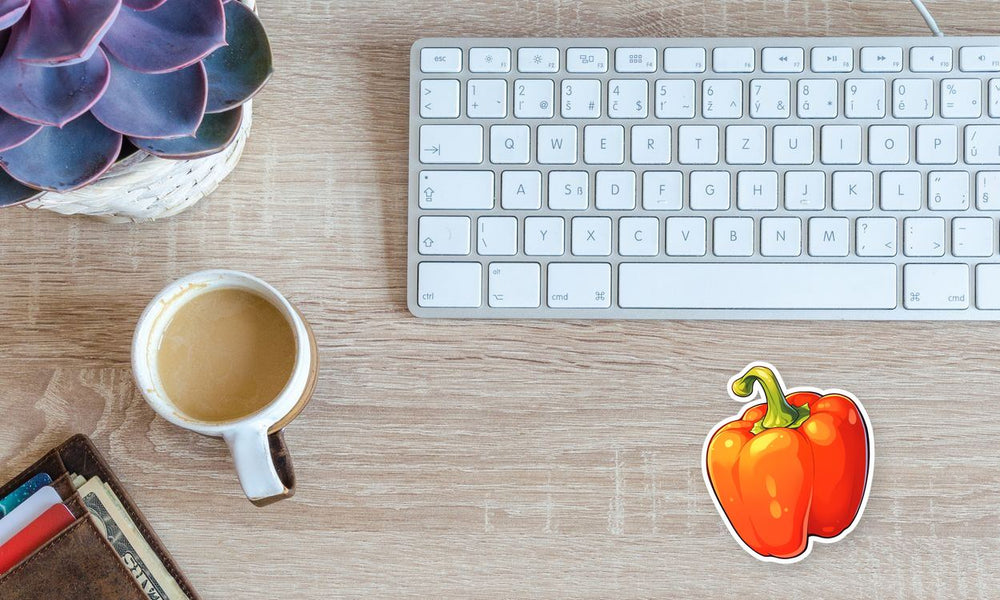 Red Bell Pepper Sticker