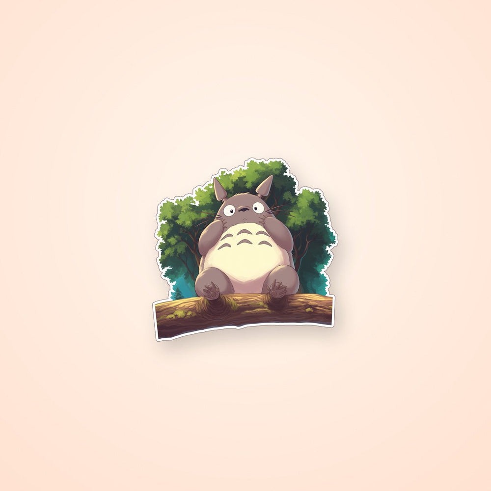Totoro on Tree Branch Sticker
