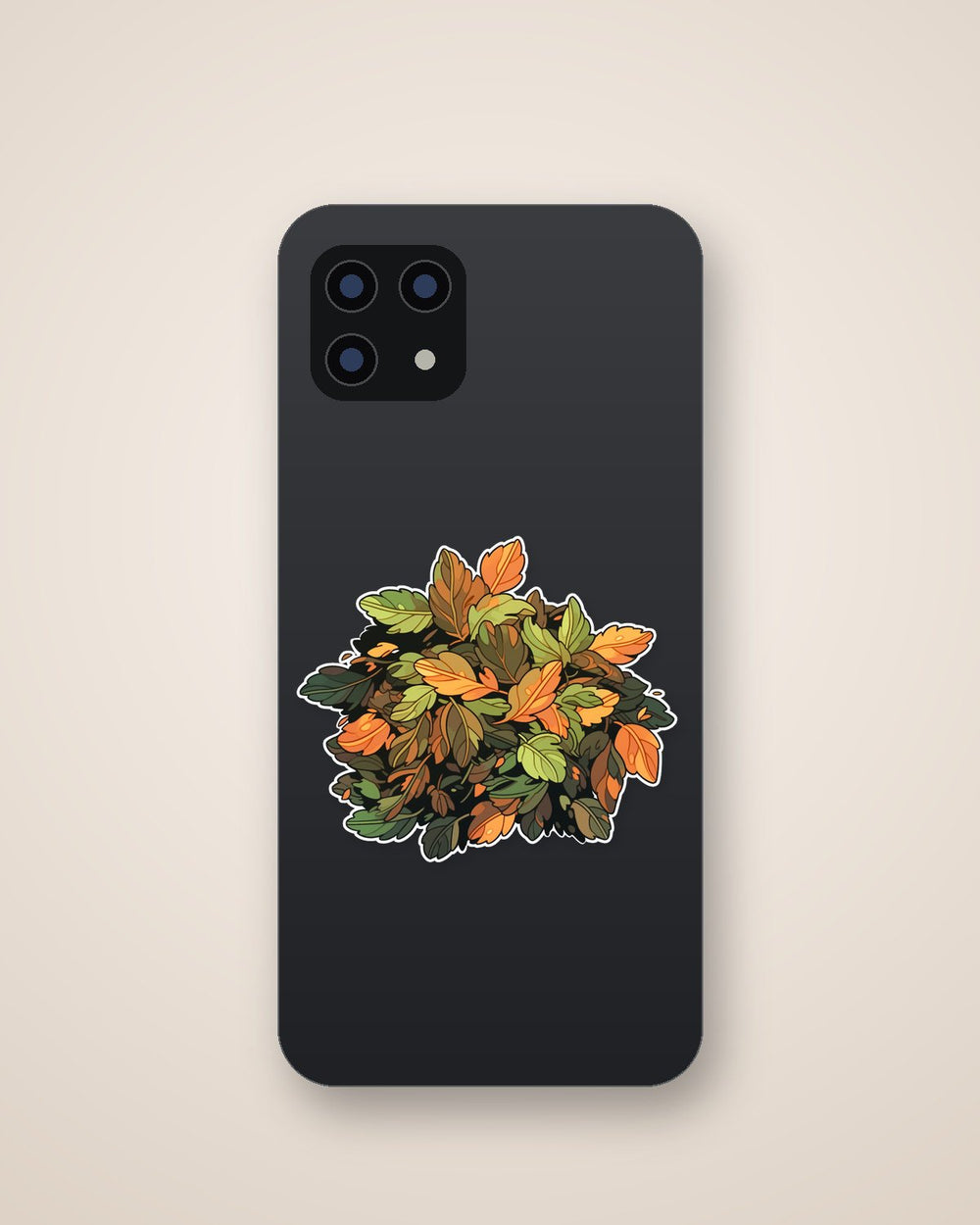 Pile of Autumn Leaves Sticker