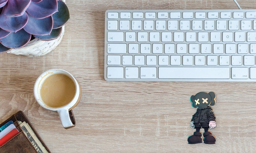 Kaws Puffer Jacket Streetwear Sticker