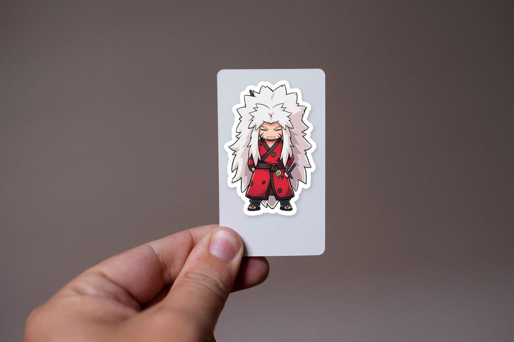 Angry Chibi Jiraiya Sticker