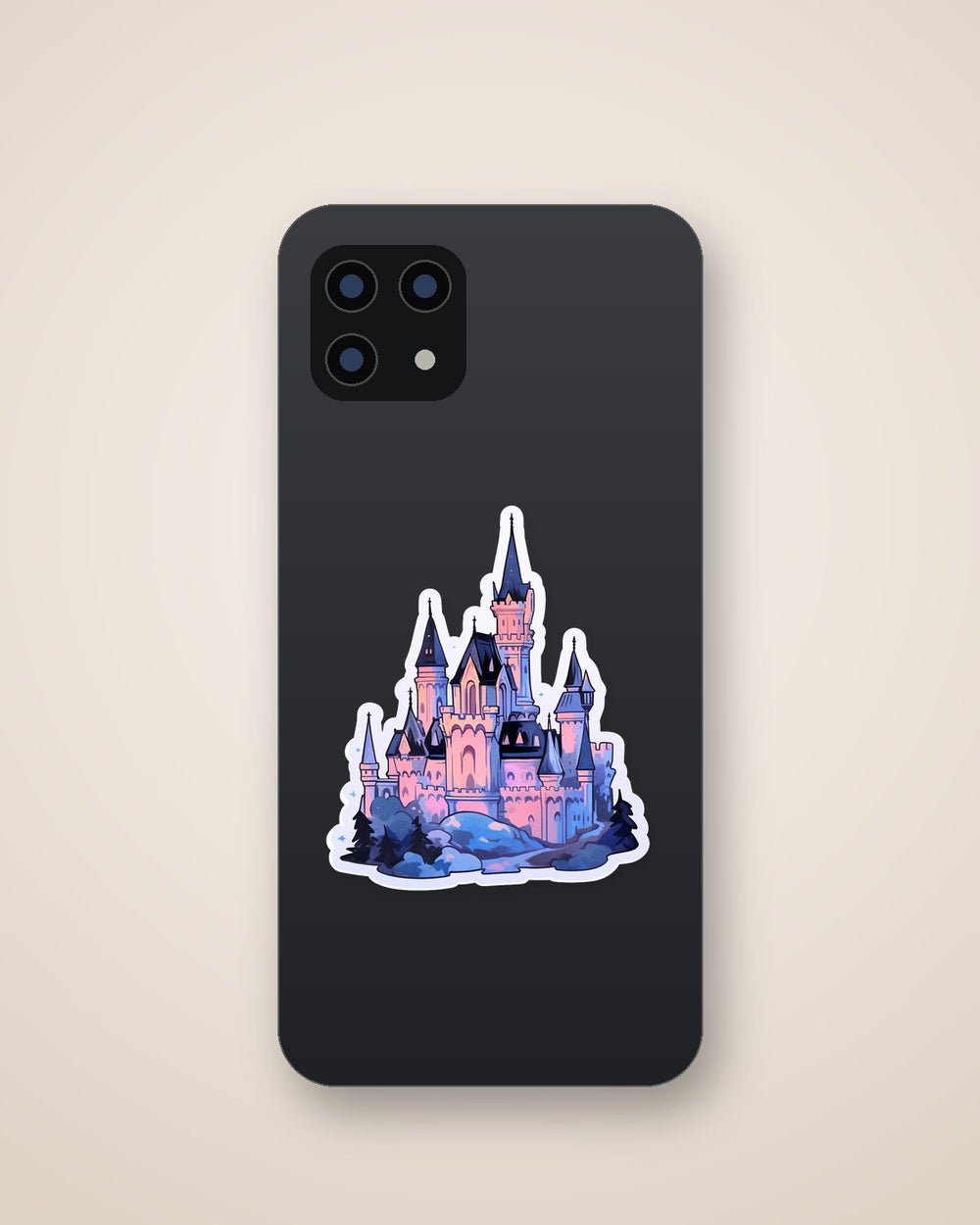 Pastel Castle Aesthetic Sticker