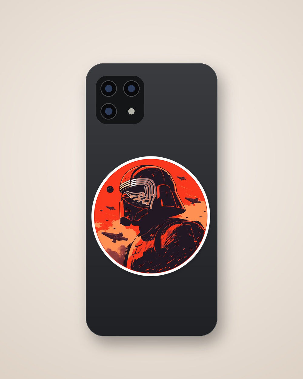 Kylo Ren Star Wars Red Sticker