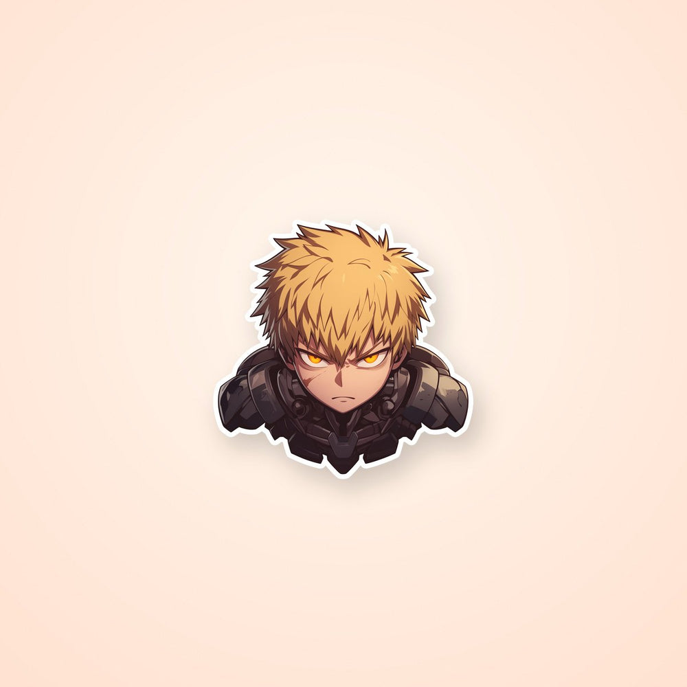 Cool Genos One Punch Man Sticker