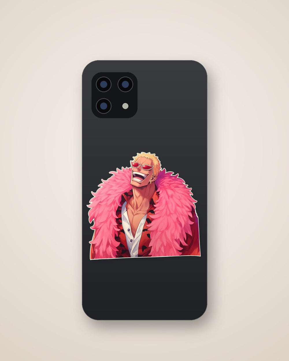 One Piece Doflamingo Laughing Sticker