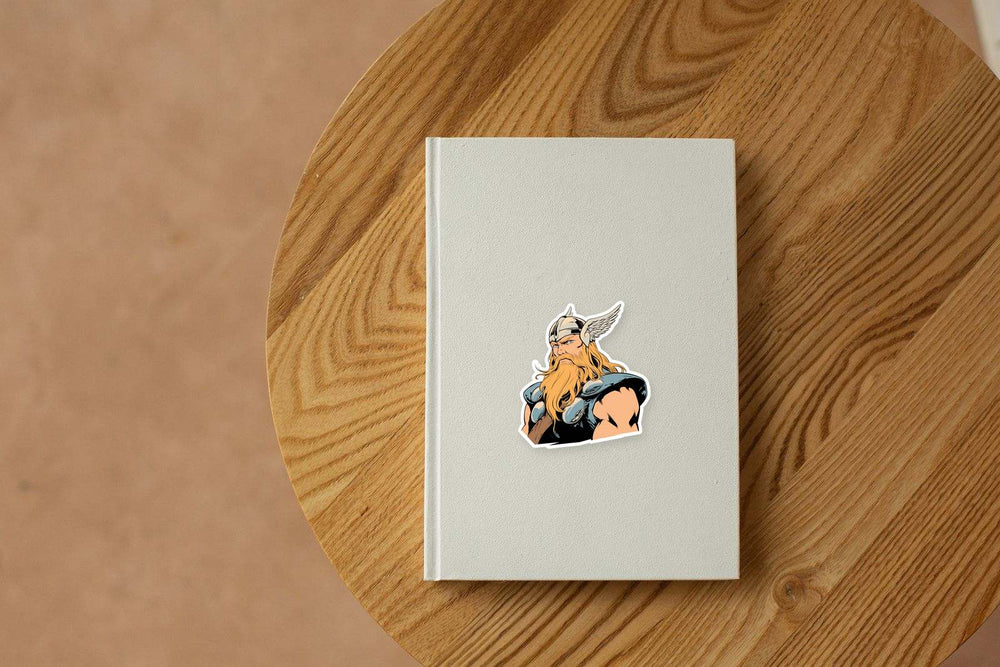 Thor Retro Comics Portrait Sticker