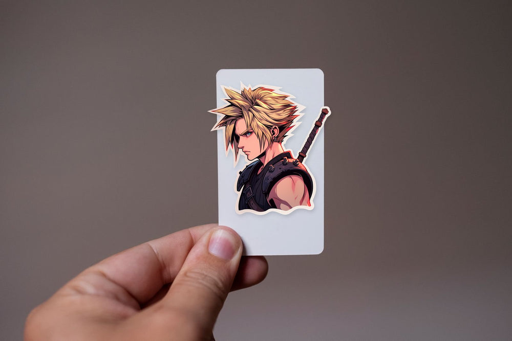 Final Fantasy Aesthetic Cloud Strife Sticker