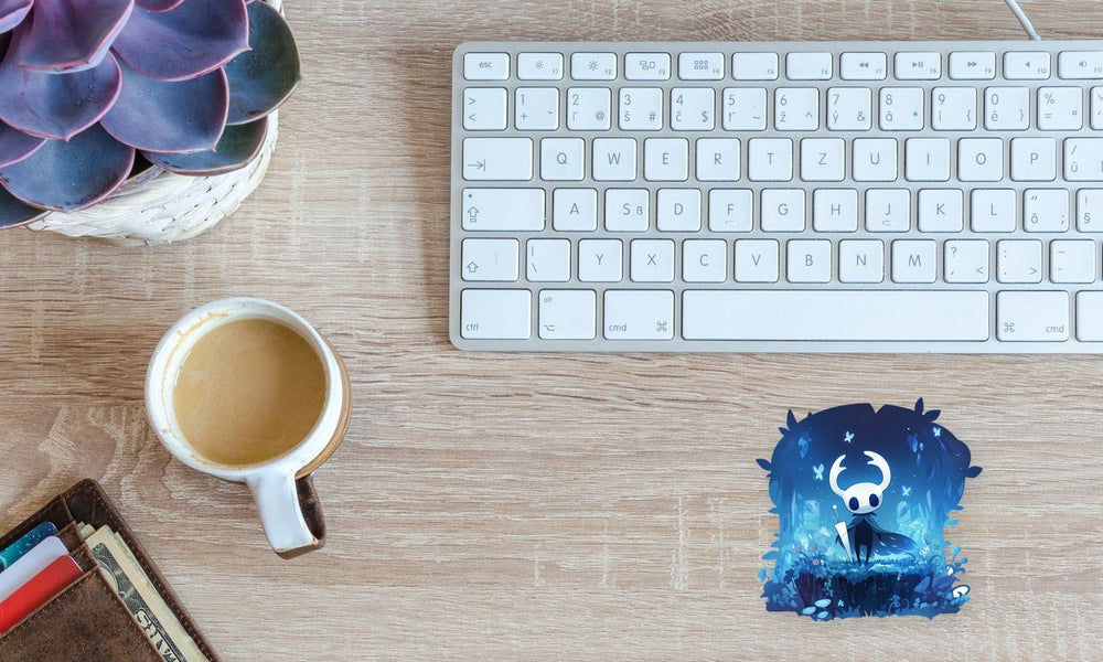 Hollow Knight in the Forest Sticker