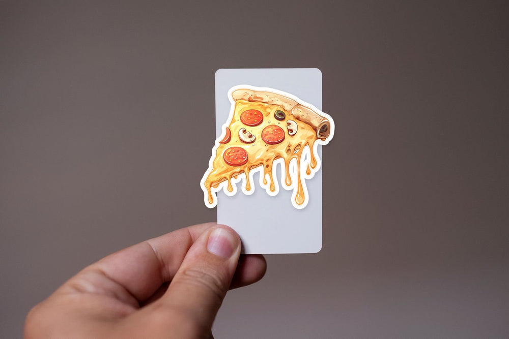 Melting Pepperoni Pizza Slice Sticker