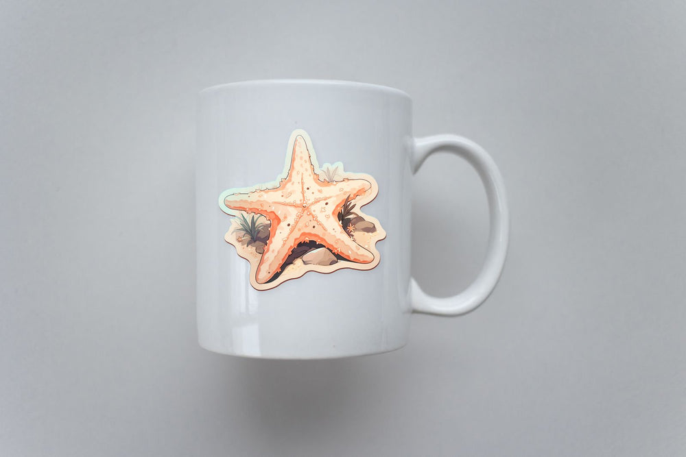 Aesthetic Beige Starfish Sticker