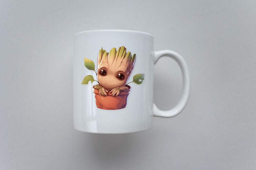 Potted Groot Marvel Comics Sticker