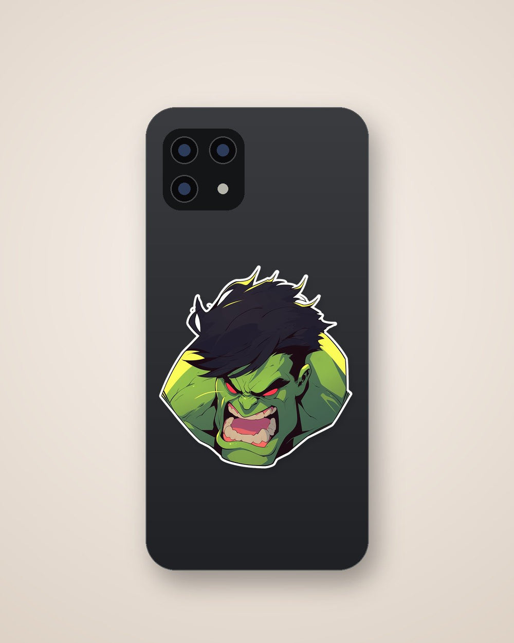 Furious Hulk Sticker
