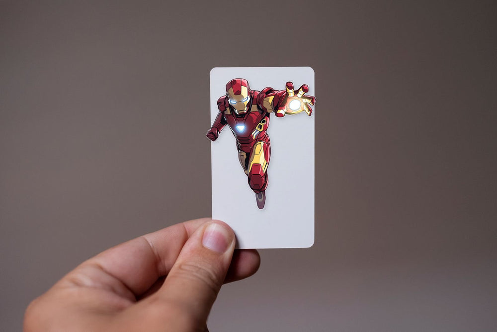 Marvel Iron Man Shooting Pose Sticker
