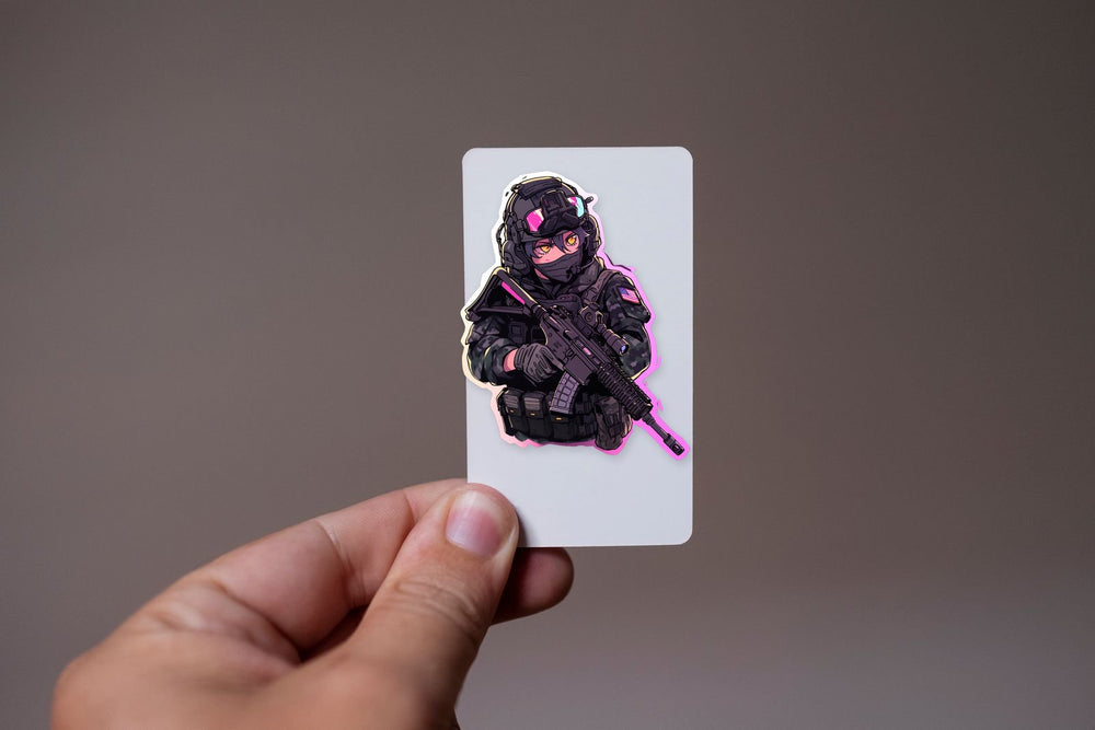 Call of Duty American Soldier Aesthetic Sticker