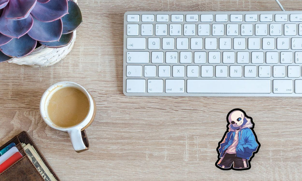 Sans Undertale Anime Style Sticker