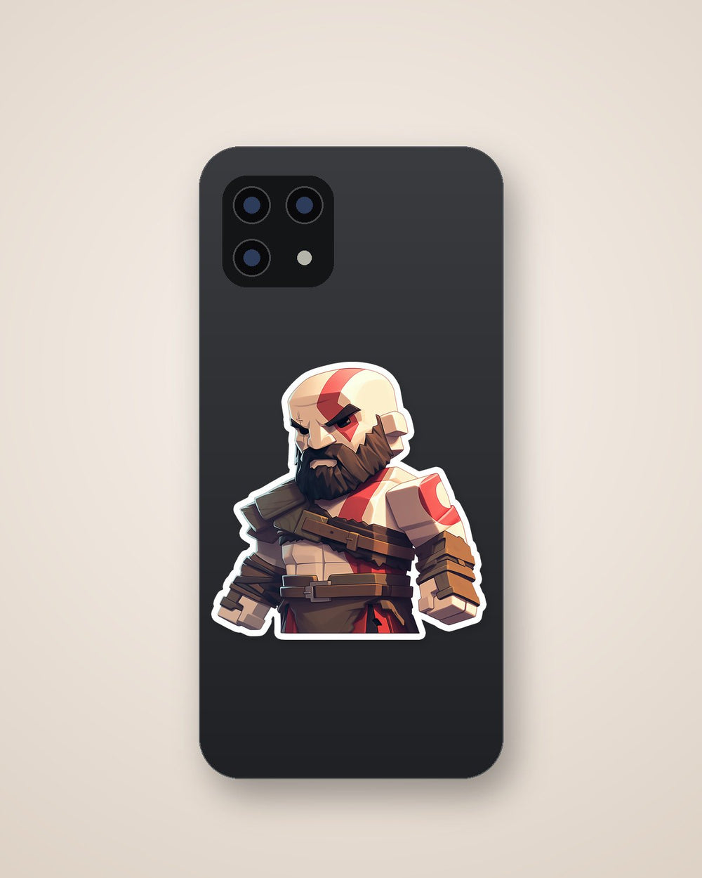 Lego Kratos Mighty Warrior Sticker
