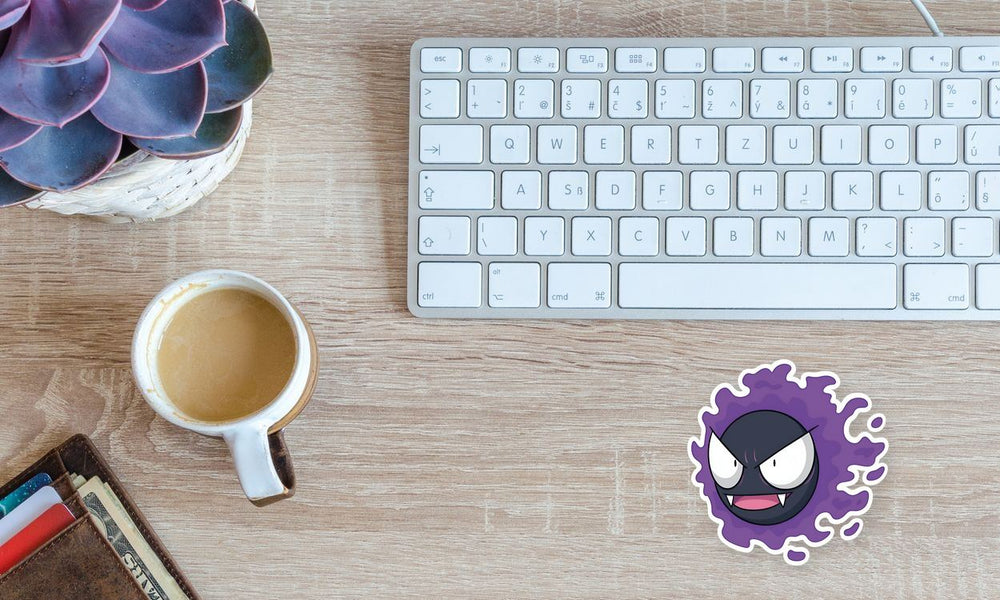 Gastly Pokemon Ghost Sticker