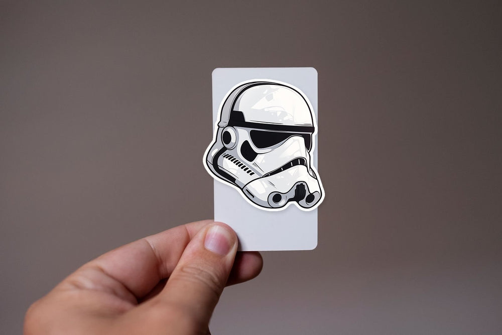 Star Wars Stormtrooper Helmet Sticker