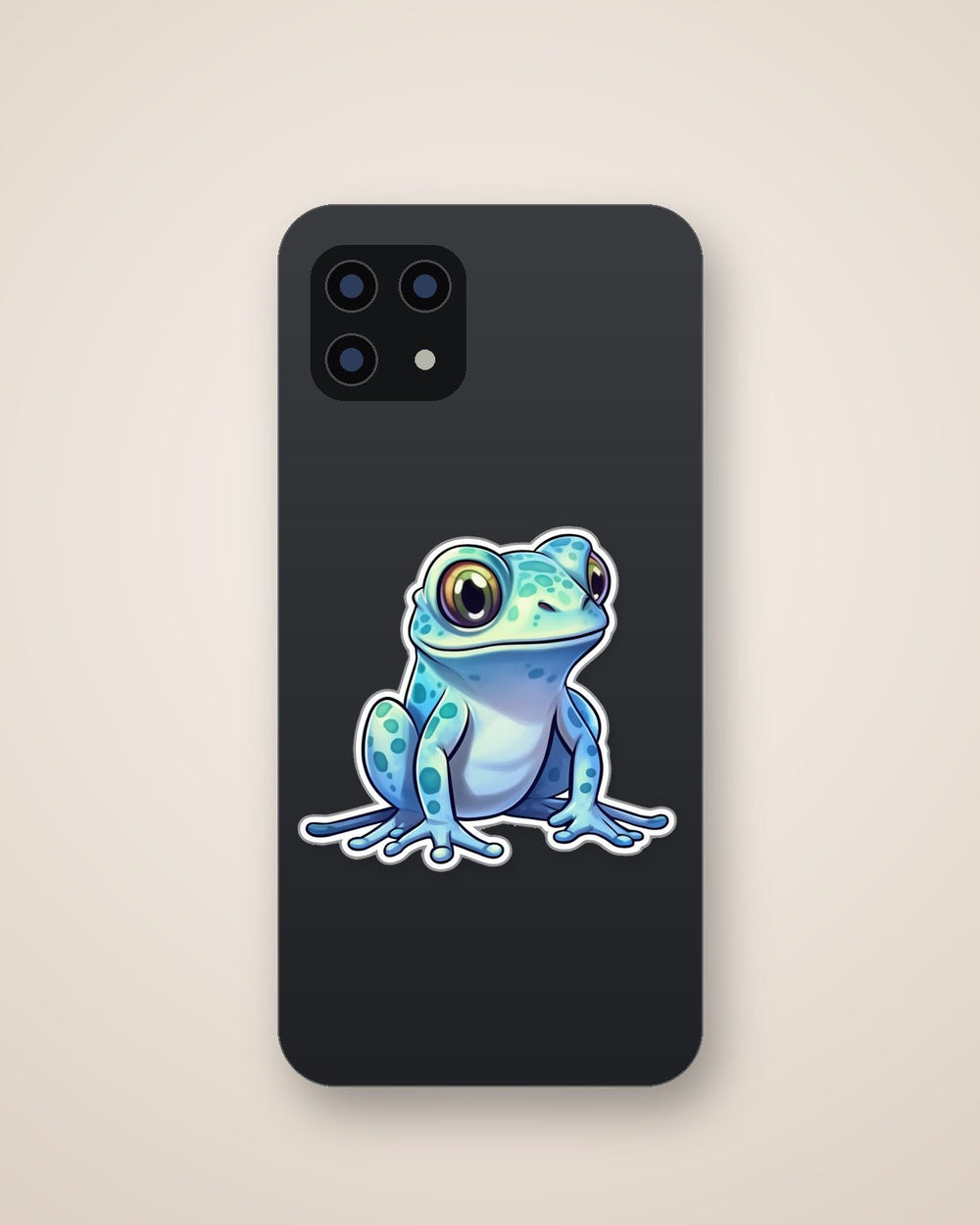 Aesthetic Blue Toad Sticker