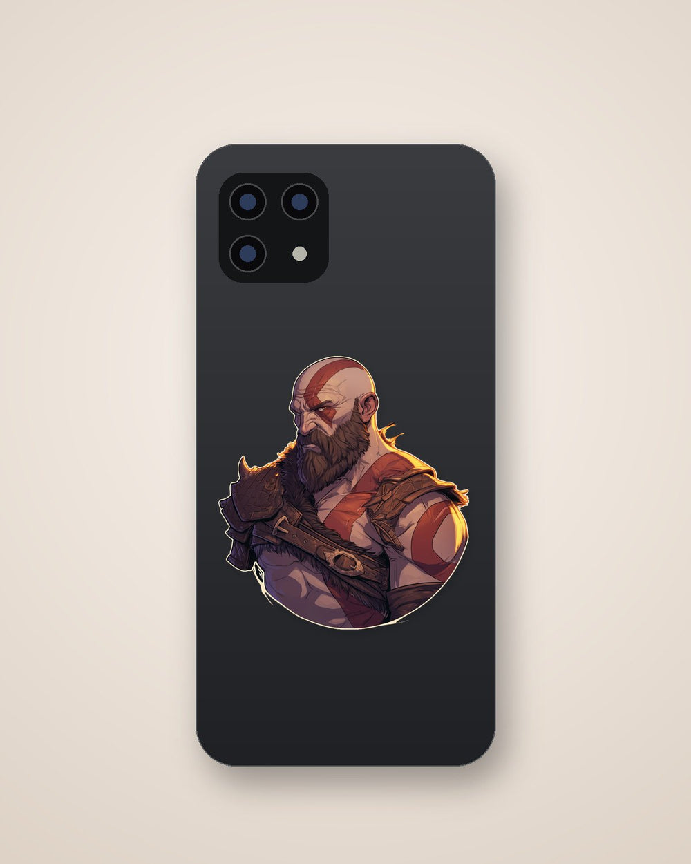 God of War Kratos Warrior Sticker
