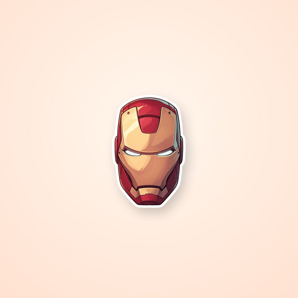 Iron Man Helmet Sticker