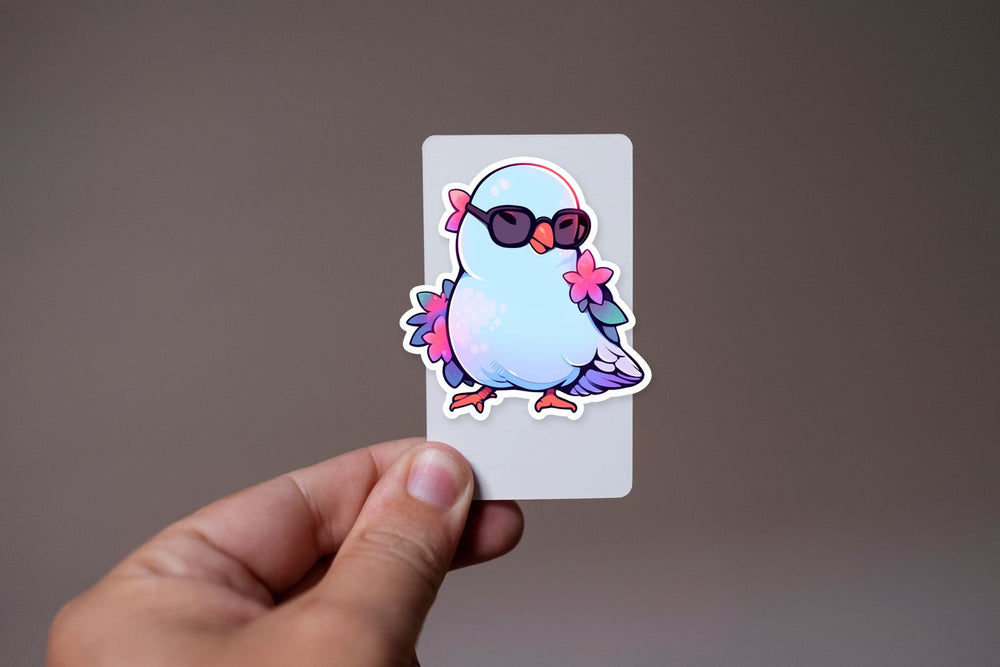 Cute Party Dove Sticker