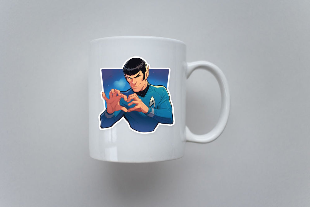 Spock Heart Hands Star Trek Sticker