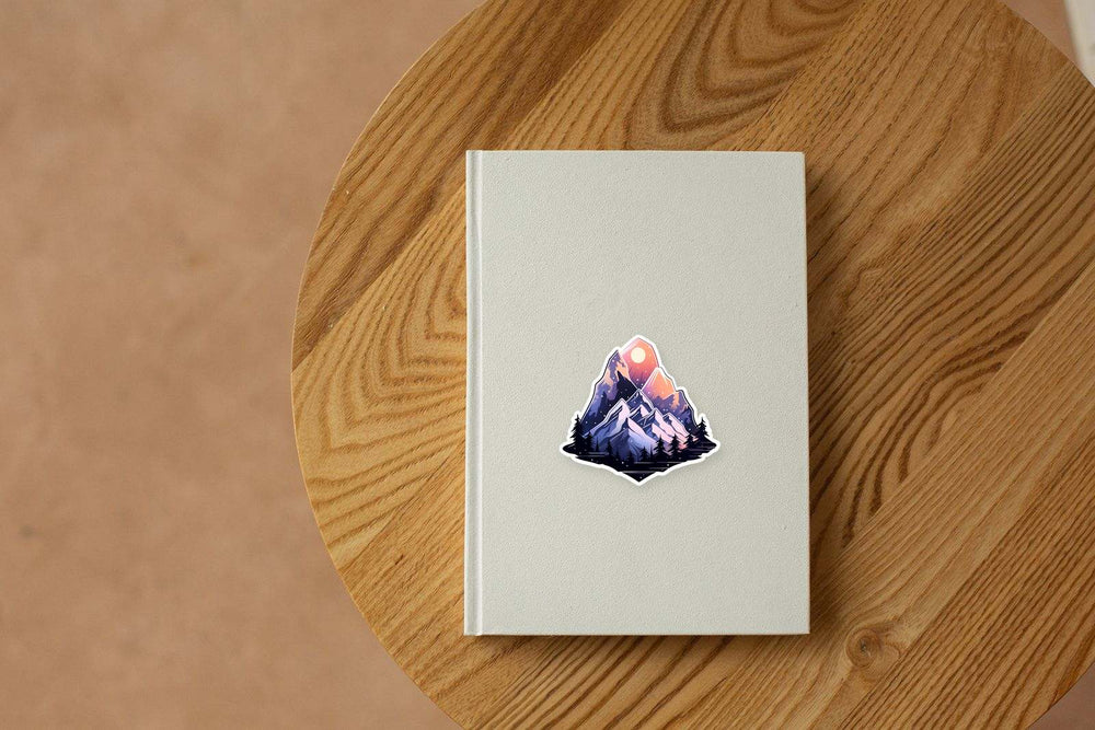 Winter Mountains Aesthetic Sticker