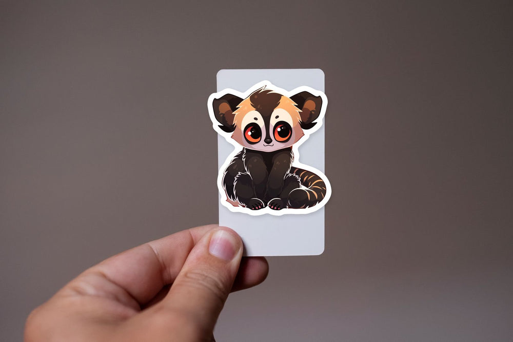 Cute Baby Lemur Sticker