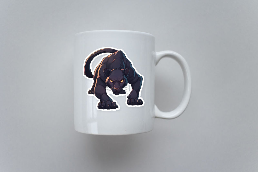Black Panther Animal Sticker