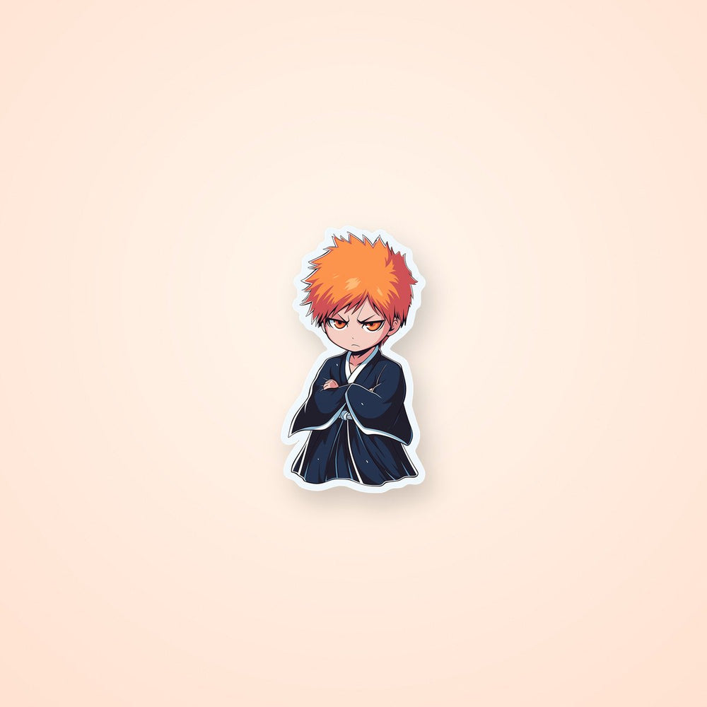 Bleach Cute Disgruntled Ichigo Sticker