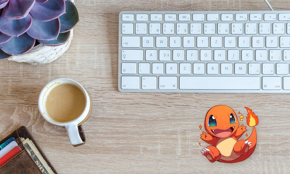 Charmander Happy Jump Sticker