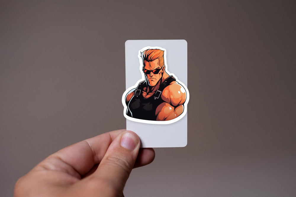 Cool Duke Nukem Sticker