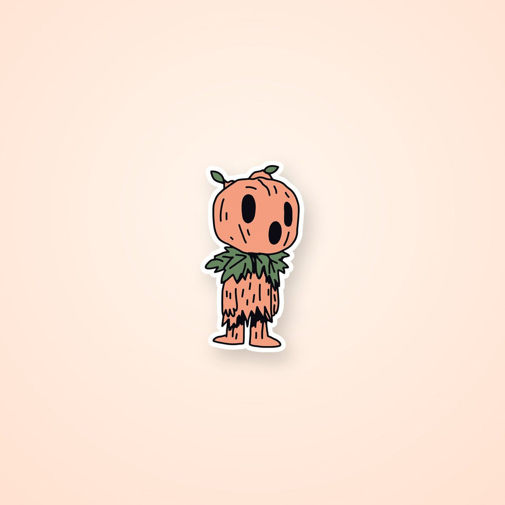 Pumpkin Creature Halloween Sticker