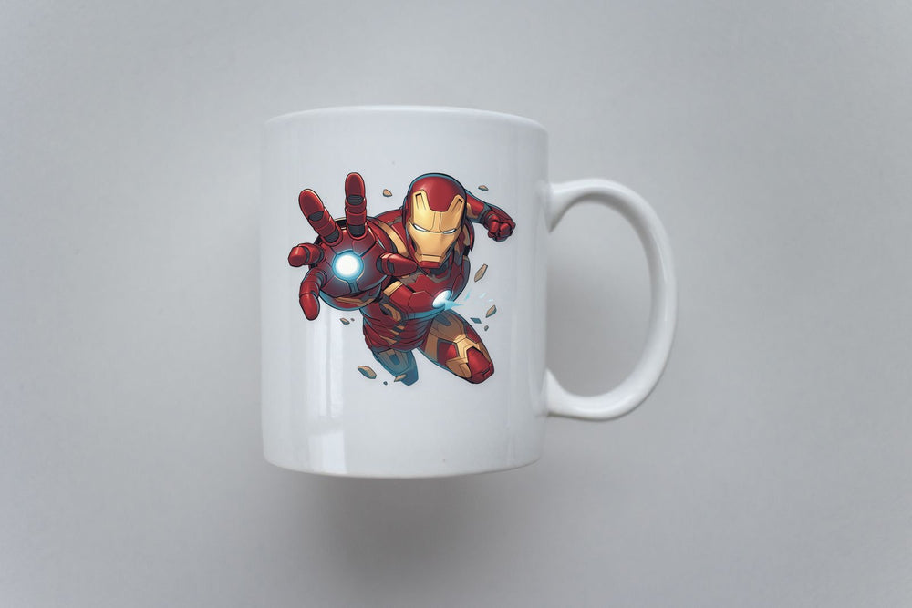 Iron Man Hero Pose Comics Style Sticker