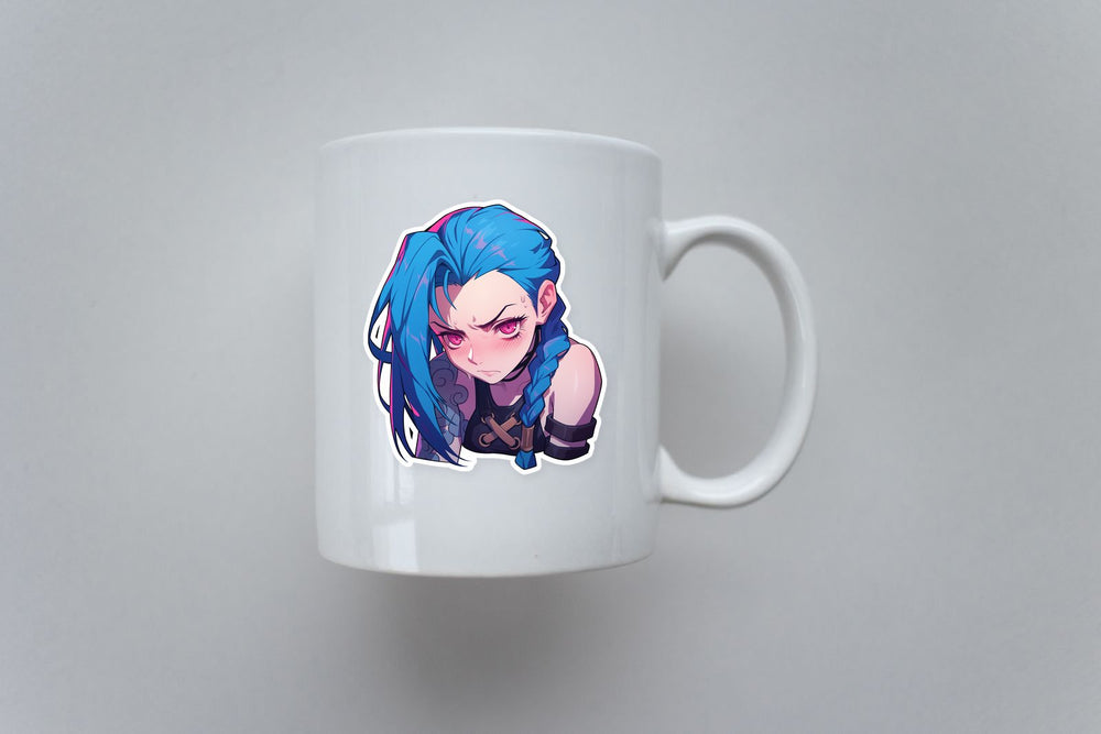 Arcane Jinx Pout Sticker