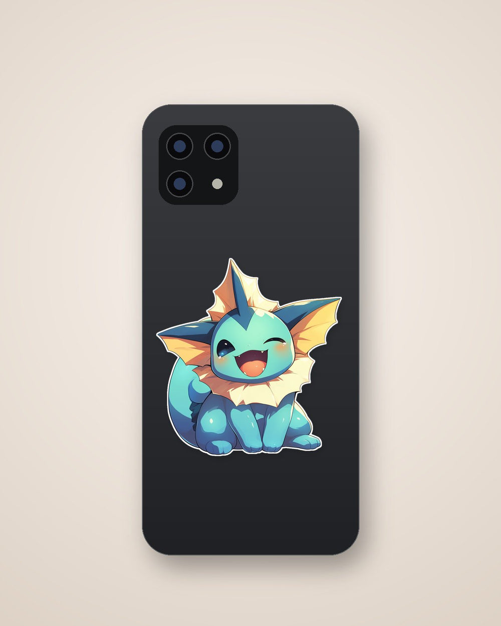 Cute Vaporeon Smile Sticker
