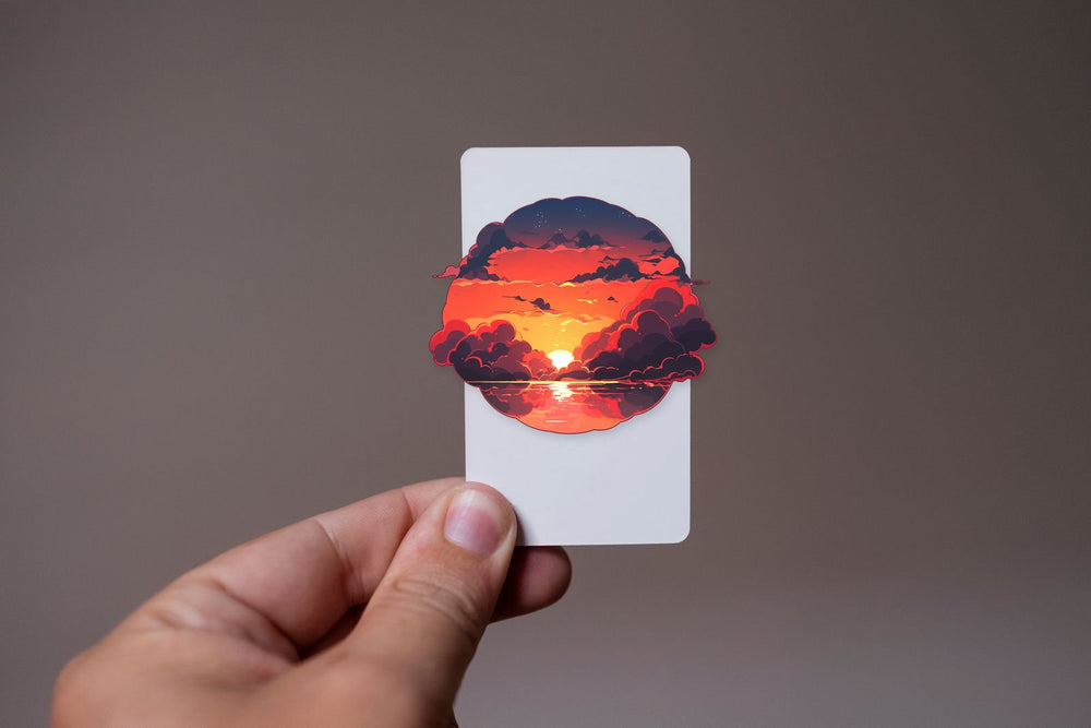Red Sea Sunset Aesthetic Sticker